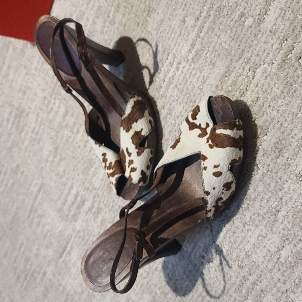 Animal Print Pony Hair Heels
